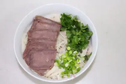 Make Fresh beef noodles step 7