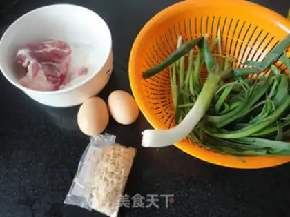 Make Shrimp-skinned pan paste step 0