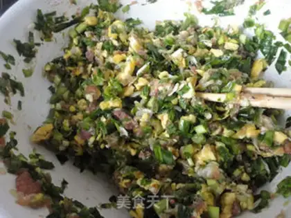 Make Shrimp-skinned pan paste step 3
