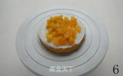 Make Straight corner cream cake step 5