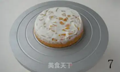 Make Straight corner cream cake step 6