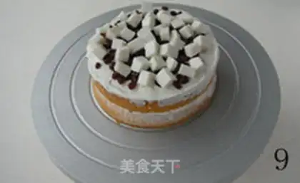 Make Straight corner cream cake step 8