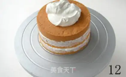 Make Straight corner cream cake step 11