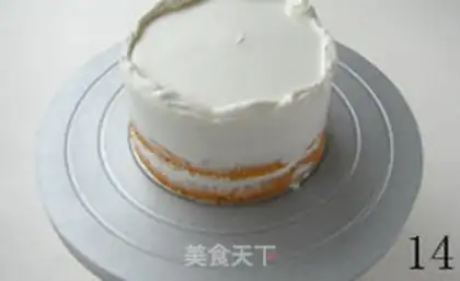 Make Straight corner cream cake step 13