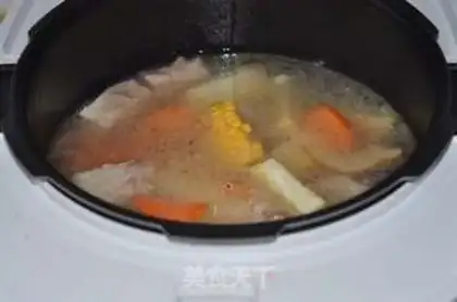 Make Vegetable abalone steak soup step 12