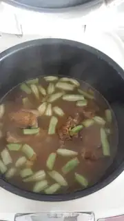 Make Bones, beans, rice step 4