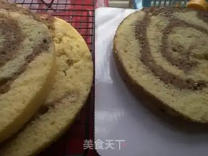 Make Fancy doll cake step 1