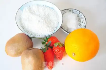 Make Rice fruit dessert step 0