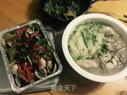 Make Roast clams with a dragon