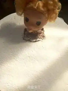 Make Fancy doll cake step 11