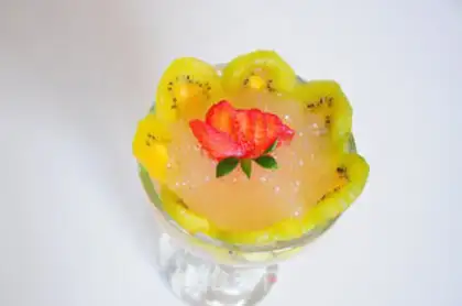 Make Rice fruit dessert step 6