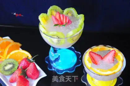 Make Rice fruit dessert step 7