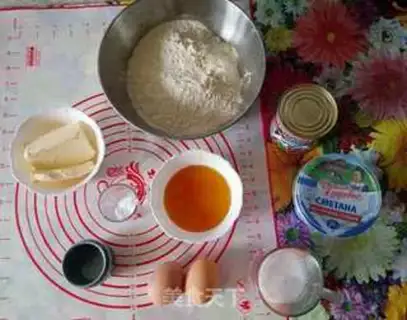 Make Russian honey cake step 1