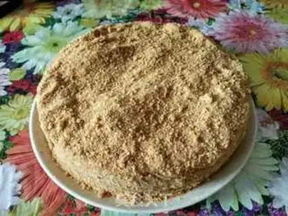 Make Russian honey cake step 11