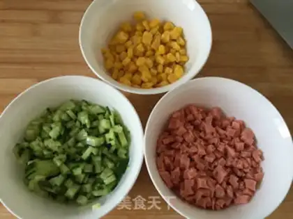 Make Pineapple rice step 0