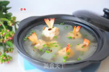 Make Pork shrimp mashed soup step 11