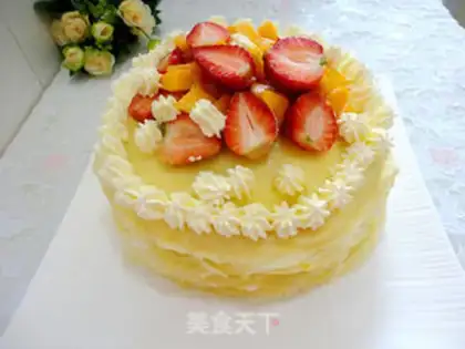 Make Mango lasagna cake step 10