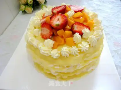 Make Mango lasagna cake step 11