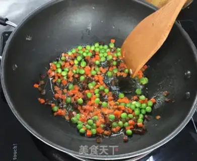 Make Chicken fried rice step 2