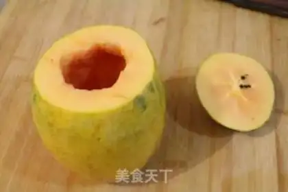 Make Milk papaya pudding step 0