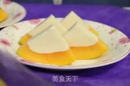 Make Milk papaya pudding step 6