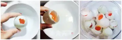 Make The rice egg of the hot circle step 7