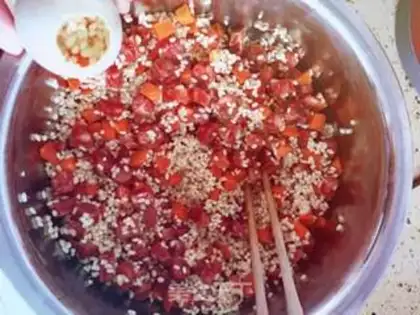 Make The rice duck egg step 1