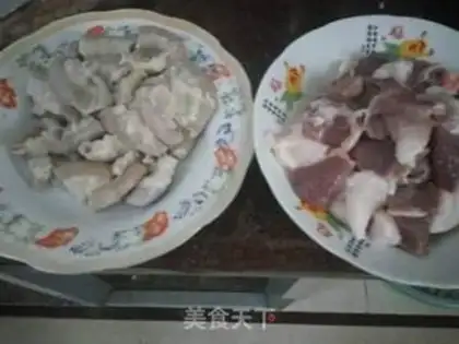 Make Pink sausage step 1