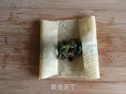 Make Spring rolls step 5