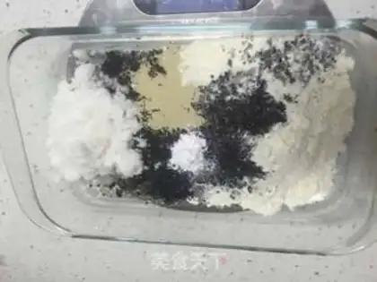 Make Black sesame cake step 0