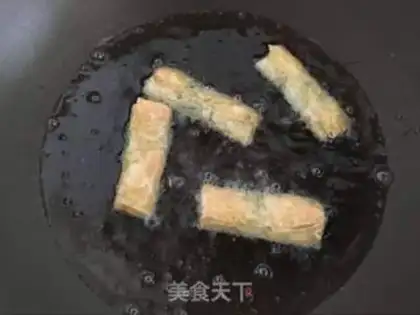 Make Spring rolls step 9