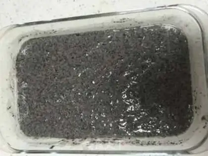 Make Black sesame cake step 2