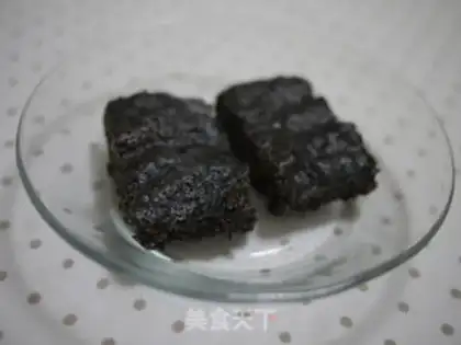 Make Black sesame cake step 5