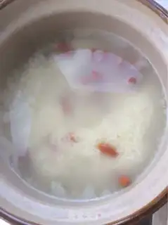 Make Little rice porridge step 5
