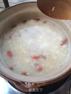 Make Little rice porridge step 8
