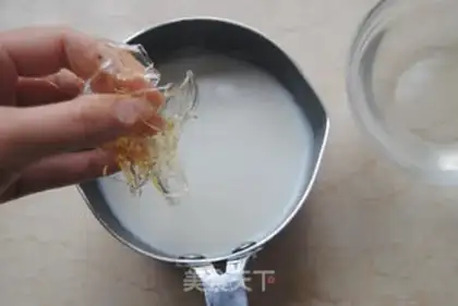 Make Mango honey soy cream step 6