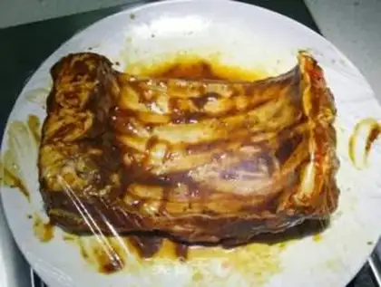 Make Black pepper pork chop step 1