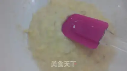 Make Blueberry banana cheese step 2