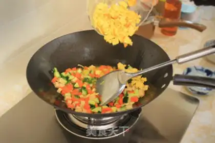 Make Egg fried rice step 9