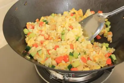 Make Egg fried rice step 11