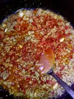 Make Spicy beef sauce step 5