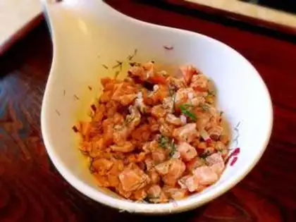 Make Salad salmon step 2