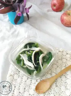 Make Silverfish spinach soup step 8