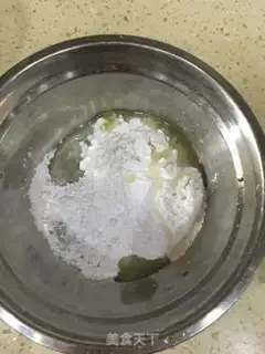 Make Egg sausage powder step 2