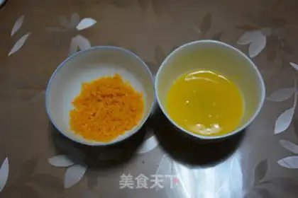 Make Chinese orange toast step 1