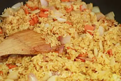 Make Korean fried rice step 9