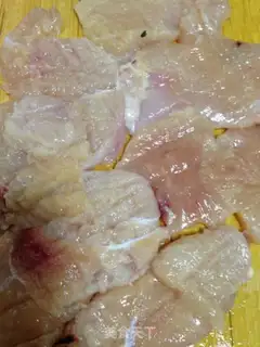 Make Chicken steak burger fork step 7