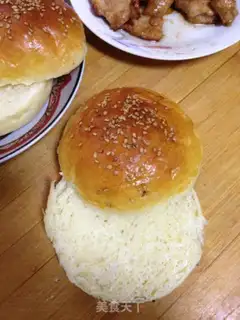 Make Chicken steak burger fork step 11