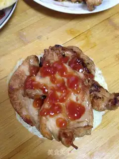 Make Chicken steak burger fork step 13