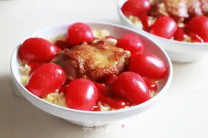 Make Chicken and tomato eggnog step 7